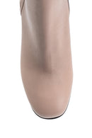 Women's Detailed Heeled Leather Boots | Derimod Women's Detailed Heeled Leather Boots | Derimod