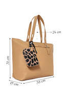 Kadın Kahverengi Aksesuarlı Omuz Çantası | Derimod Kadın Kahverengi Aksesuarlı Omuz Çantası | Derimod