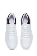 Erkek Beyaz Kalın Tabanlı Sneaker | Derimod Erkek Beyaz Kalın Tabanlı Sneaker | Derimod