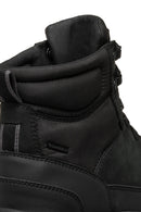 Geox Erkek Siyah Granito + Grip Abx Bağcıklı Waterproof Deri Casual Bot | Derimod Geox Erkek Siyah Granito + Grip Abx Bağcıklı Waterproof Deri Casual Bot | Derimod