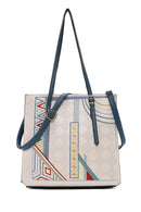 Women's Multicolored Long Strap Printed Shoulder Bag | Derimod Women's Multicolored Long Strap Printed Shoulder Bag | Derimod