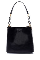 Women's Snakeskin Detailed Shoulder Bag | Derimod Women's Snakeskin Detailed Shoulder Bag | Derimod