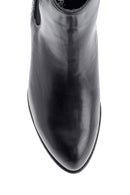 Women's Crocodile Detailed Heeled Boots | Derimod Women's Crocodile Detailed Heeled Boots | Derimod