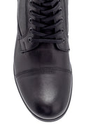 Men's Leather Zipper Detailed Boots | Derimod Men's Leather Zipper Detailed Boots | Derimod