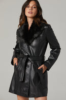 New Alexandra Kadın Deri Ceket | Derimod New Alexandra Kadın Deri Ceket | Derimod