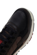 Skechers Men's Brown Rozier Willron Leather Sneaker | Derimod Skechers Men's Brown Rozier Willron Leather Sneaker | Derimod