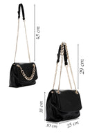 Women's Black Long Chain Strap Shoulder Bag | Derimod Women's Black Long Chain Strap Shoulder Bag | Derimod