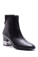Women's Metal Heeled Leather Boots | Derimod Women's Metal Heeled Leather Boots | Derimod