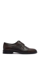 Men's Brown Laced Leather Classic Shoes | Derimod Men's Brown Laced Leather Classic Shoes | Derimod