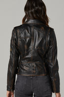 Icon Kadın Deri Ceket | Derimod Icon Kadın Deri Ceket | Derimod