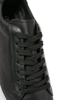 Erkek Siyah Bağcıklı Deri Sneaker | Derimod Erkek Siyah Bağcıklı Deri Sneaker | Derimod