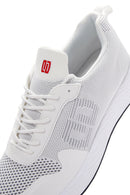 Derimod Zero Men's White Lace-Up Thick Sole Sneaker | Derimod Derimod Zero Men's White Lace-Up Thick Sole Sneaker | Derimod