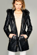 Whitney Kadın Deri Ceket | Derimod Whitney Kadın Deri Ceket | Derimod