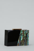 Black Patterned Women's Portfolio | Derimod Black Patterned Women's Portfolio | Derimod