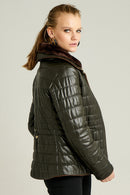 Linda Kadın Deri Ceket | Derimod Linda Kadın Deri Ceket | Derimod