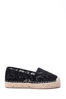 Women's Lace Detailed Espadrille Shoes | Derimod Women's Lace Detailed Espadrille Shoes | Derimod