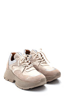 Kadın Deri Süet Deyatlı Sneaker | Derimod Kadın Deri Süet Deyatlı Sneaker | Derimod