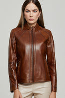 Grace Kadın Deri Ceket | Derimod Grace Kadın Deri Ceket | Derimod