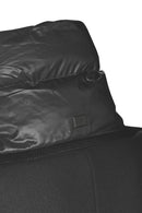 Geox Women's Black Diamant Long Coat | Derimod Geox Women's Black Diamant Long Coat | Derimod