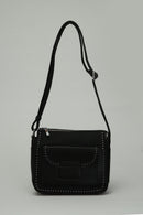Women's Shoulder Bag with Staple Detail | Derimod Women's Shoulder Bag with Staple Detail | Derimod