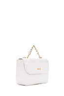 Women's White Long Strap Quilted Shoulder Bag | Derimod Women's White Long Strap Quilted Shoulder Bag | Derimod