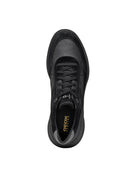 Geox Men's Black Pg1X Abx Laced Waterproof Leather Sneaker | Derimod Geox Men's Black Pg1X Abx Laced Waterproof Leather Sneaker | Derimod