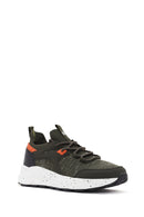 Derimod Zero Men's Green Lace Up Fabric Sneaker | Derimod Derimod Zero Men's Green Lace Up Fabric Sneaker | Derimod