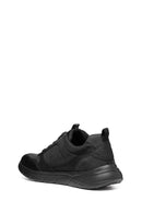 Geox Men Black Nebula Lace-Up Fabric Sneaker | Derimod Geox Men Black Nebula Lace-Up Fabric Sneaker | Derimod
