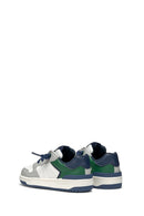 Geox Boy Grey Washiba Lace-Up Sneaker | Derimod Geox Boy Grey Washiba Lace-Up Sneaker | Derimod