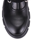 Lace-Up Women's Leather Boots | Derimod Lace-Up Women's Leather Boots | Derimod