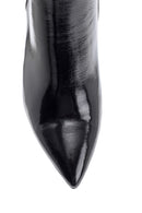 Women's Patent Leather Heeled Boots | Derimod Women's Patent Leather Heeled Boots | Derimod