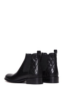 Women's Black Leather Chelsea Boots | Derimod Women's Black Leather Chelsea Boots | Derimod