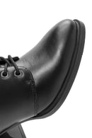Women's Black Zippered Chunky Heel Boots | Derimod Women's Black Zippered Chunky Heel Boots | Derimod