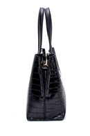 Women's Crocodile Patterned Shoulder Bag | Derimod Women's Crocodile Patterned Shoulder Bag | Derimod