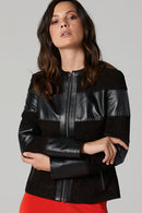 Lolly Kadın Süet Deri Ceket | Derimod Lolly Kadın Süet Deri Ceket | Derimod