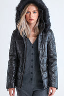 Blanch Kadın Deri Ceket | Derimod Blanch Kadın Deri Ceket | Derimod