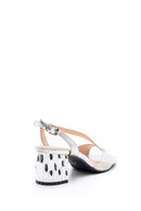 Women's Tulle Metal Heel Detailed Shoes | Derimod Women's Tulle Metal Heel Detailed Shoes | Derimod