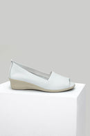 Dolgu Topuklu Kadın Deri Ayakkabı | Derimod Dolgu Topuklu Kadın Deri Ayakkabı | Derimod