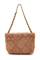 Women's Plush Shoulder Bag | Derimod Women's Plush Shoulder Bag | Derimod