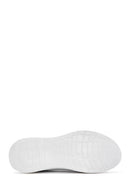 Erkek Beyaz Bağcıklı Deri Sneaker | Derimod Erkek Beyaz Bağcıklı Deri Sneaker | Derimod