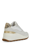 Geox Kadın Krem Spherica Ec11 Kalın Tabanlı Bağcıklı Süet Deri Sneaker | Derimod Geox Kadın Krem Spherica Ec11 Kalın Tabanlı Bağcıklı Süet Deri Sneaker | Derimod