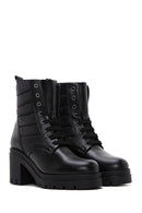 Women's Black Thick Heeled Boots | Derimod Women's Black Thick Heeled Boots | Derimod