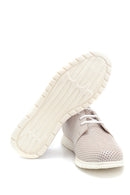 Women's Leather Glitter Detailed Shoes | Derimod Women's Leather Glitter Detailed Shoes | Derimod