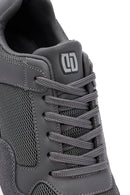 Derimod Zero Erkek Gri Kalın Tabanlı Bağcıklı Kumaş Sneaker | Derimod Derimod Zero Erkek Gri Kalın Tabanlı Bağcıklı Kumaş Sneaker | Derimod