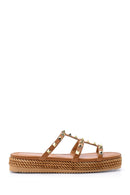 Women's Studded Detailed Slippers | Derimod Women's Studded Detailed Slippers | Derimod