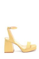 Women's Platform Heeled Leather Sandals | Derimod Women's Platform Heeled Leather Sandals | Derimod