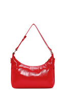Women's Red Long Strap Patent Leather Shoulder Bag | Derimod Women's Red Long Strap Patent Leather Shoulder Bag | Derimod