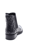 Women's Leather Quilted Detailed Chelsea Boots | Derimod Women's Leather Quilted Detailed Chelsea Boots | Derimod