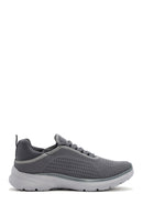 Derimod Zero Men's Gray Lace-Up Thick Soled Sneaker | Derimod Derimod Zero Men's Gray Lace-Up Thick Soled Sneaker | Derimod