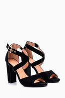 Women's Suede Heeled Shoes | Derimod Women's Suede Heeled Shoes | Derimod